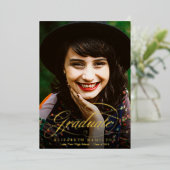 Ankündigung des eleganten Calligrafy-Abschlusses (Stehend vorne)