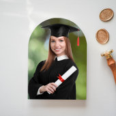 Ankündigung des eleganten Foto Uni-Abschluss