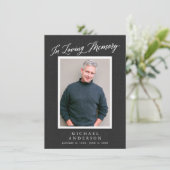 Ankündigung des eleganten Fotos Charcoal Gray (Stehend Vorderseite)