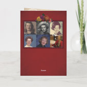 Ankündigung des eleganten Fotos zur Erinnerung (Rückseite)