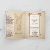 Ankündigung des eleganten Fotos zur Erinnerung (Innenseite)