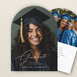 Ankündigung des eleganten Graduate Foto Abschluss