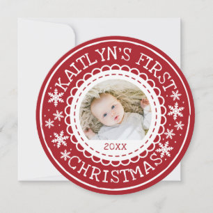 Ankündigung des ersten Weihnachtsfeiertages für Ba