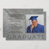 Ankündigung des formalen Graduate Foto (Vorne/Hinten)