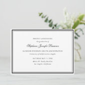 Ankündigung des förmlichen Abschlusses (Stehend Vorderseite)