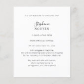 Ankündigung des Foto-Abitur-Doktors (Rückseite)