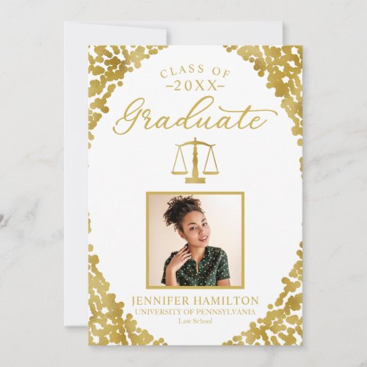 Ankündigung des Foto-Abschlusses der Jurakademie (Vorderseite)