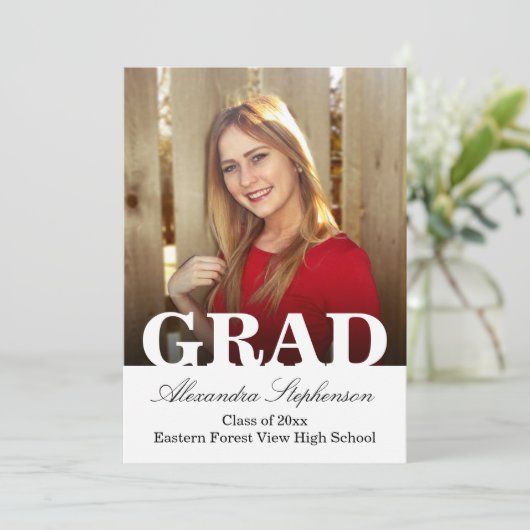 Ankündigung des Foto-Abschlusses für GRAD-Typüberl (Stehend Vorderseite)