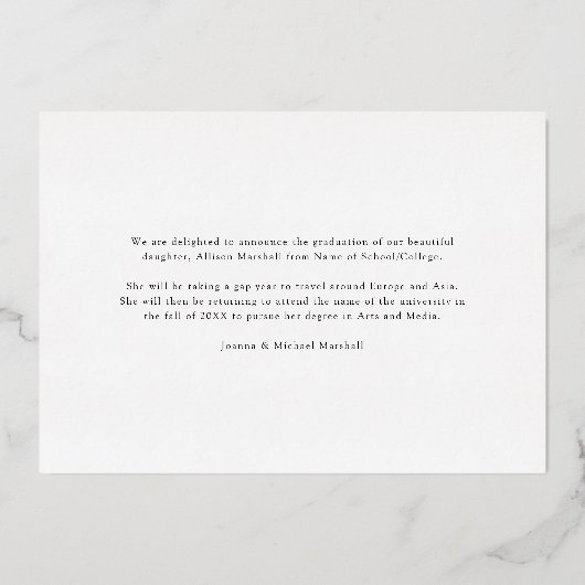 Ankündigung des Foto Black Gold Abschluss 2023 (Rückseite)