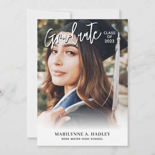 Ankündigung des Foto Graduate (Vorderseite)