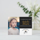 Ankündigung des Foto Kindergarten Postkarte (Stehend Vorderseite)