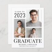 Ankündigung des Fotos Abschluss (Vorne/Hinten)