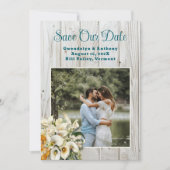 Ankündigung des Fotos "Datum Wood Calla Lilies" ge (Vorderseite)