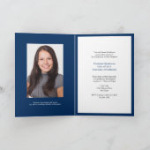 Ankündigung des Fotos der Blaue Abschluss (Innenseite)