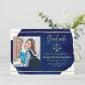 Ankündigung des Fotos des Abschlusses der juristis (Stehend Vorderseite)