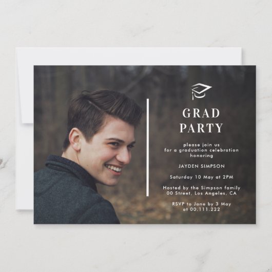 Ankündigung des Fotos des Abschlusses der rechtswi (Rückseite)