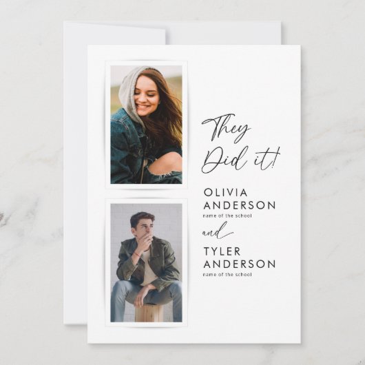 Ankündigung des Fotos "Double Abschluss" (Vorderseite)