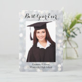 Ankündigung des Fotos funkelnd Abschluss (Stehend Vorderseite)