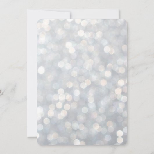 Ankündigung des Fotos funkelnd Abschluss (Rückseite)