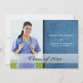 Ankündigung des Fotos für den Abschluss von Custom (Vorderseite)