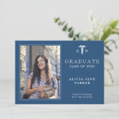 Ankündigung des Fotos für den Abschluss von Kinder (Stehend Vorderseite)