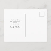 Ankündigung des Fotos für den InkScript-Abschluss (Rückseite)