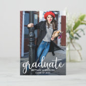 Ankündigung des Fotos für moderne Script-Abschluss (Stehend Vorderseite)