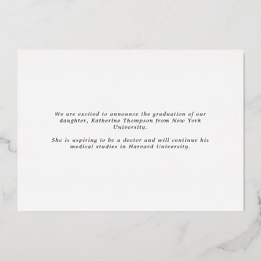 Ankündigung des Fotos für moderne Script Class-Abs (Rückseite)