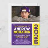 Ankündigung des Fotos "lila & Gelb Abschluss" (Vorderseite)