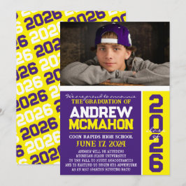 Ankündigung des Fotos "lila & Gelb Abschluss"