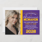 Ankündigung des Fotos "lila & Gold Abschluss" (Vorderseite)