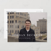 Ankündigung des Fotos Minimalistischer Abschluss (Vorne/Hinten)