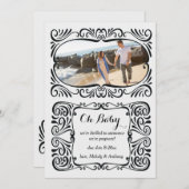 Ankündigung des Fotos Schwangerschaft (Vorne/Hinten)