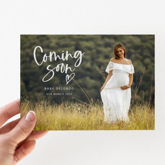 Ankündigung des Fotos Schwangerschaft | Bald