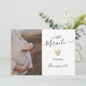 Ankündigung des Fotos Schwangerschaft | Kleines Wu (Stehend Vorderseite)