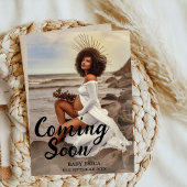 Ankündigung des Fotos Schwangerschaft | Minimal ba