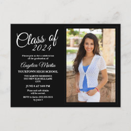 Ankündigung des Fotos Schwarz-weißer Abschluss