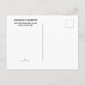 Ankündigung des Fotos Schwarz-weißer Abschluss (Rückseite)