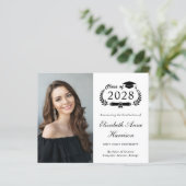 Ankündigung des Fotos Uni-Abschluss (Stehend Vorderseite)