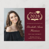 Ankündigung des Fotos Uni-Abschluss (Vorderseite)