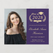 Ankündigung des Fotos Uni-Abschluss (Vorderseite)