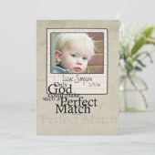 Ankündigung des Fotos von Adoptionen (Stehend Vorderseite)