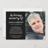 Ankündigung des Fotos "Weiß auf Schwarz" (Vorderseite)