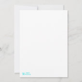 Ankündigung des französischen Babyjungen Birth (Rückseite)