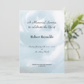 Ankündigung des Gedenkdienstes (Stehend Vorderseite)