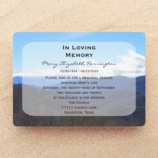 Ankündigung des Gedenkdienstes Einladung zu Bergen