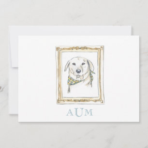 Ankündigung des gelben Labradors