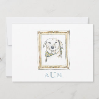 Ankündigung des gelben Labradors