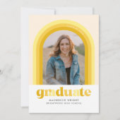 Ankündigung des Gelben Retro-Arch-Abschlusses (Vorderseite)