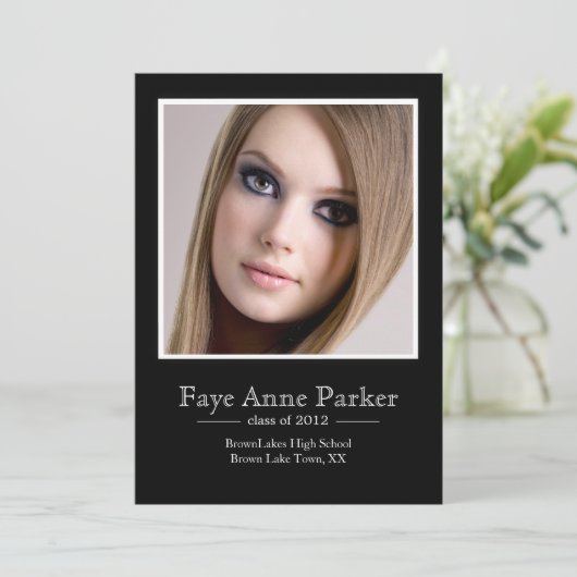 Ankündigung des gerahmten Abschlusses des klassisc (Stehend Vorderseite)